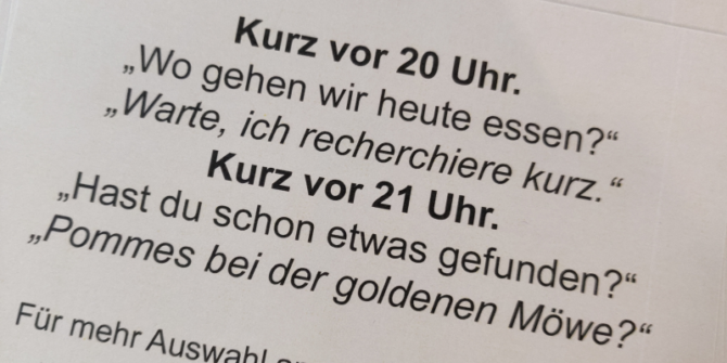 Mit Allergien unterwegs - Postkarte